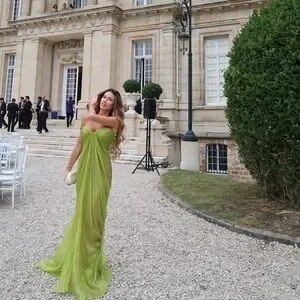 Robe Maxi En Soie Verte Maria Lucia Hohan - Taille 44 - Neuve Sans étiquettes